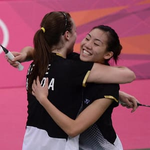 Alexandra Bruce and Michele Li Advance in Women's Badminton at London Olympics