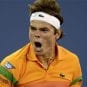 Milos Raonic of Canada is shown during his third-round match at the U.S. Open tennis tournament in August 2012.