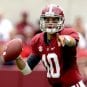 Alabama Crimson Tide quarterback AJ McCarron is shown in 2012.