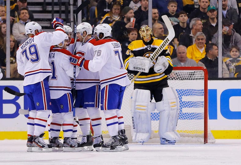 Montreal Canadiens verus Boston Bruins March 27, 2013