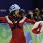 Charles Hamelin Team Canada Flag