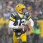 aaron rodgers snow