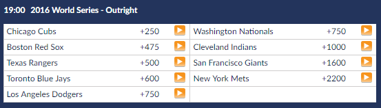 sportsinteraction-world-series-futures-betting