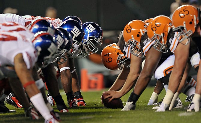 Giants Browns Football