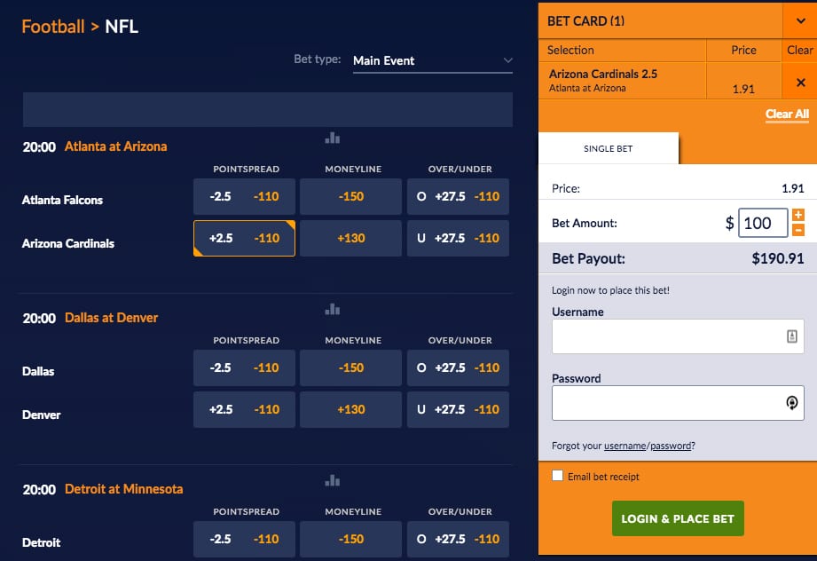 Point Spread Betting Rules Explained Sports Interaction