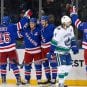 rangers canucks