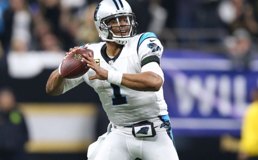 Cam Newton quarterback of Carolina Panthers