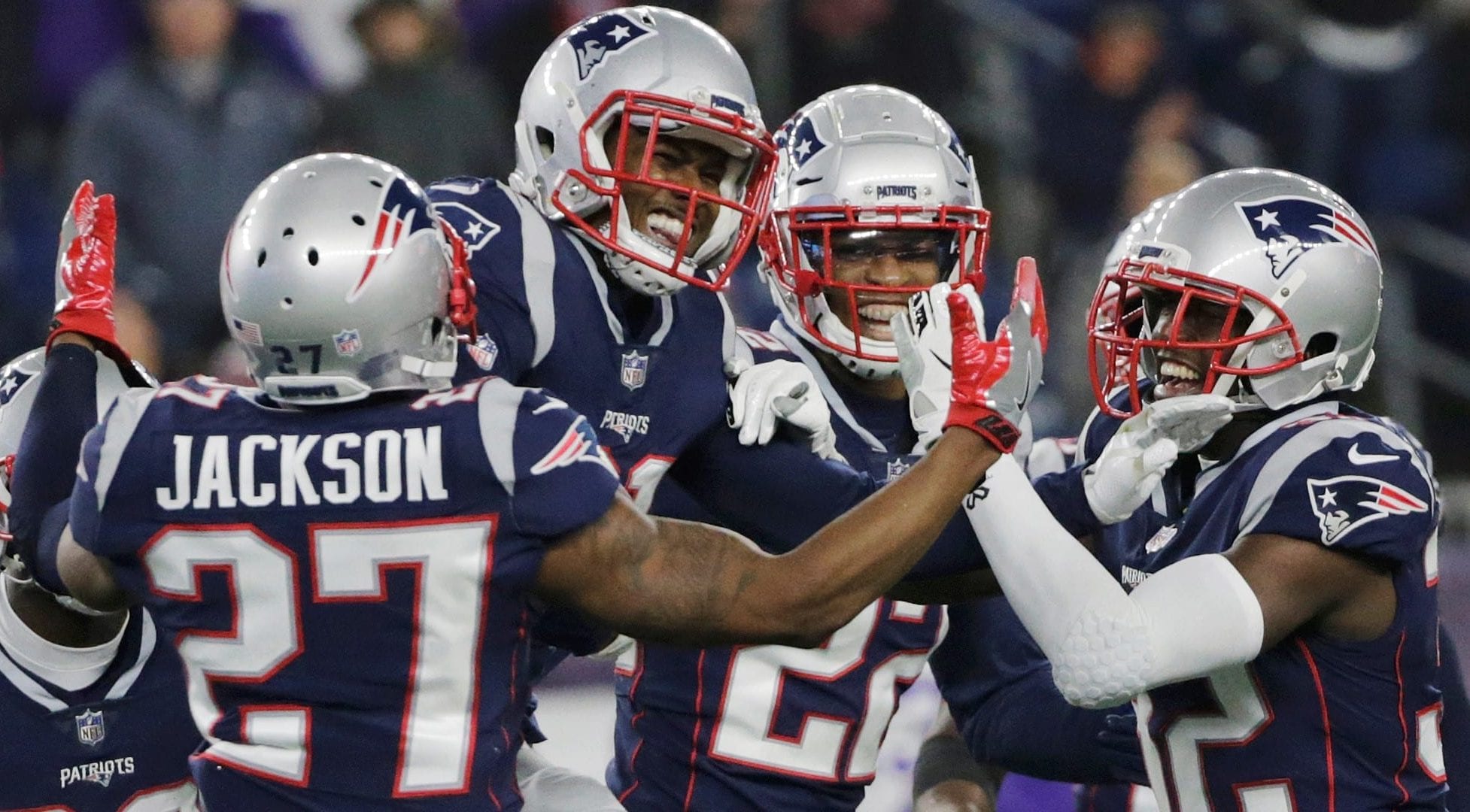 New England Patriots cornerback Jonathan Jones 2019