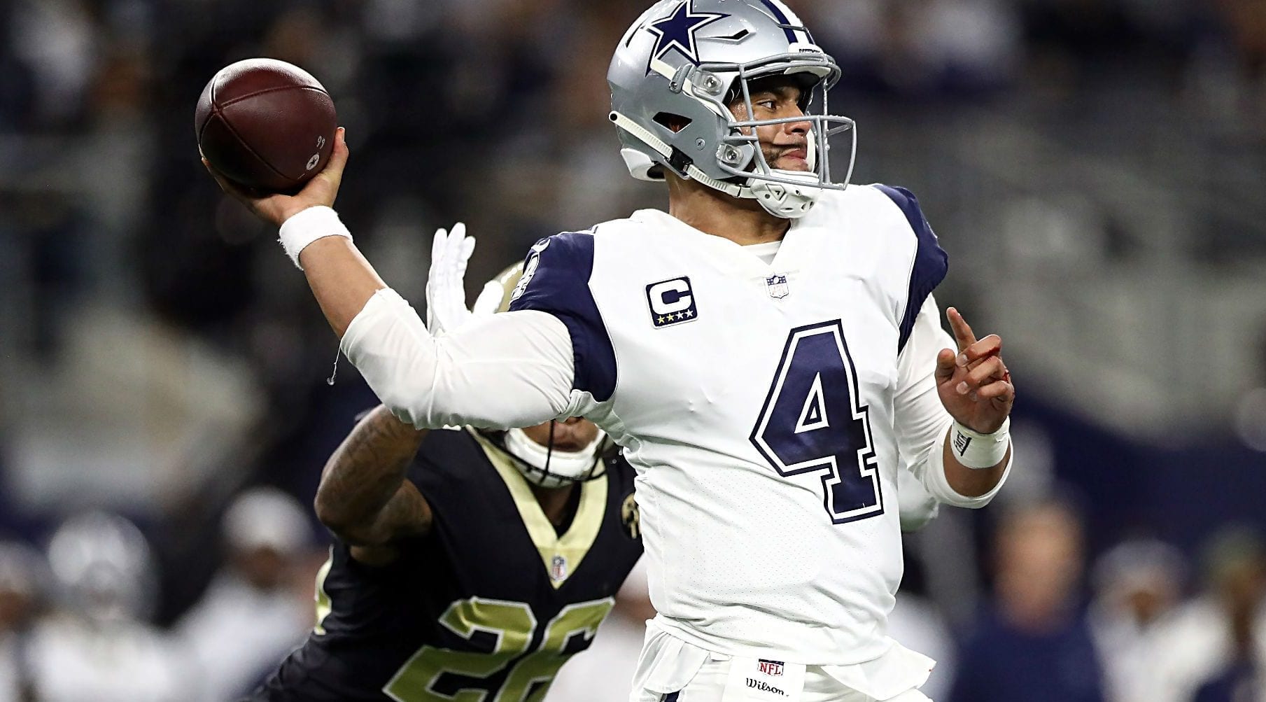 dak prescott quarterback of dallas cowboys