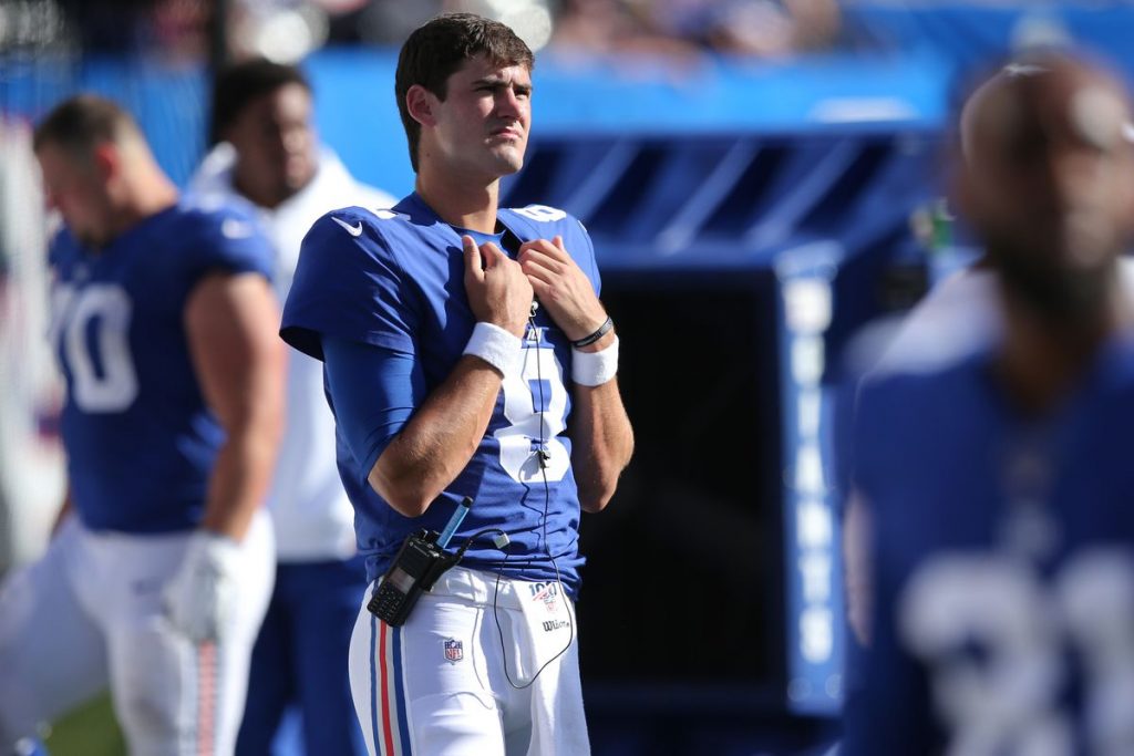 New York Giants quarterback Daniel Jones