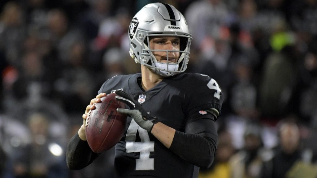 Derek Carr Oakland Raiders quarterback