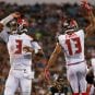 Jameis Winston and Mike Evans, Tampa Bay, 2018