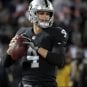 Oakland Raiders quarterback Derek Carr