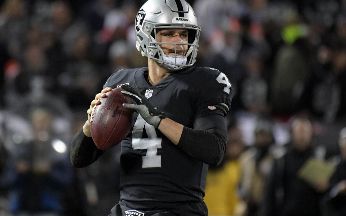 Oakland Raiders quarterback Derek Carr
