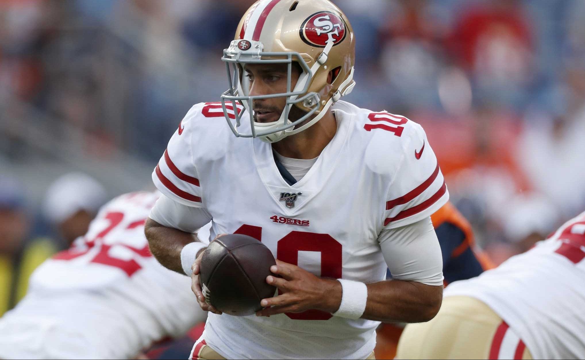 San Francisco 49ers quarterback Jimmy Garoppolo