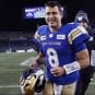 Zach Collaros, Blue Bombers, 2019