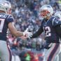 Rob Gronkowski and Tom Brady, Patriots, 2018