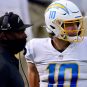 Anthony Lynn and Justin Hebert, Chargers, 2020
