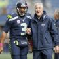 Russell Wilson and Pete Carroll, seahawks, 2020