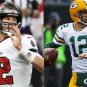 brady bucs vs rodgers green bay