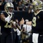 Michael Thomas and Drew Brees, Saints, 2019