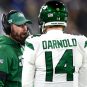 Adam Gase and Sam Darnold, Jets 2020
