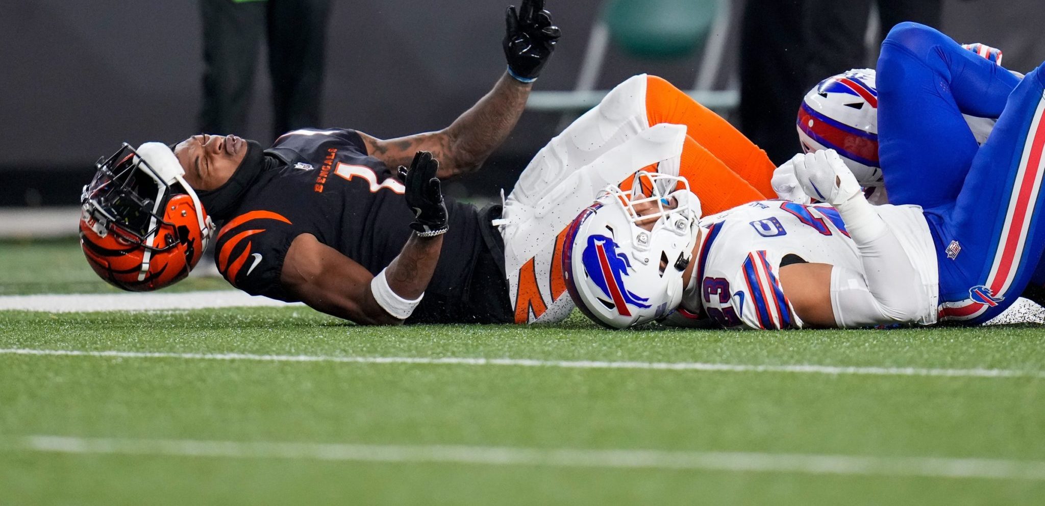 Week 10 NFL Injury Report Bengals' WR Duo of Tee Higgins and Ja'Marr