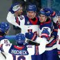 Olympics: Ice Hockey-Men Group C - LAT-USA
