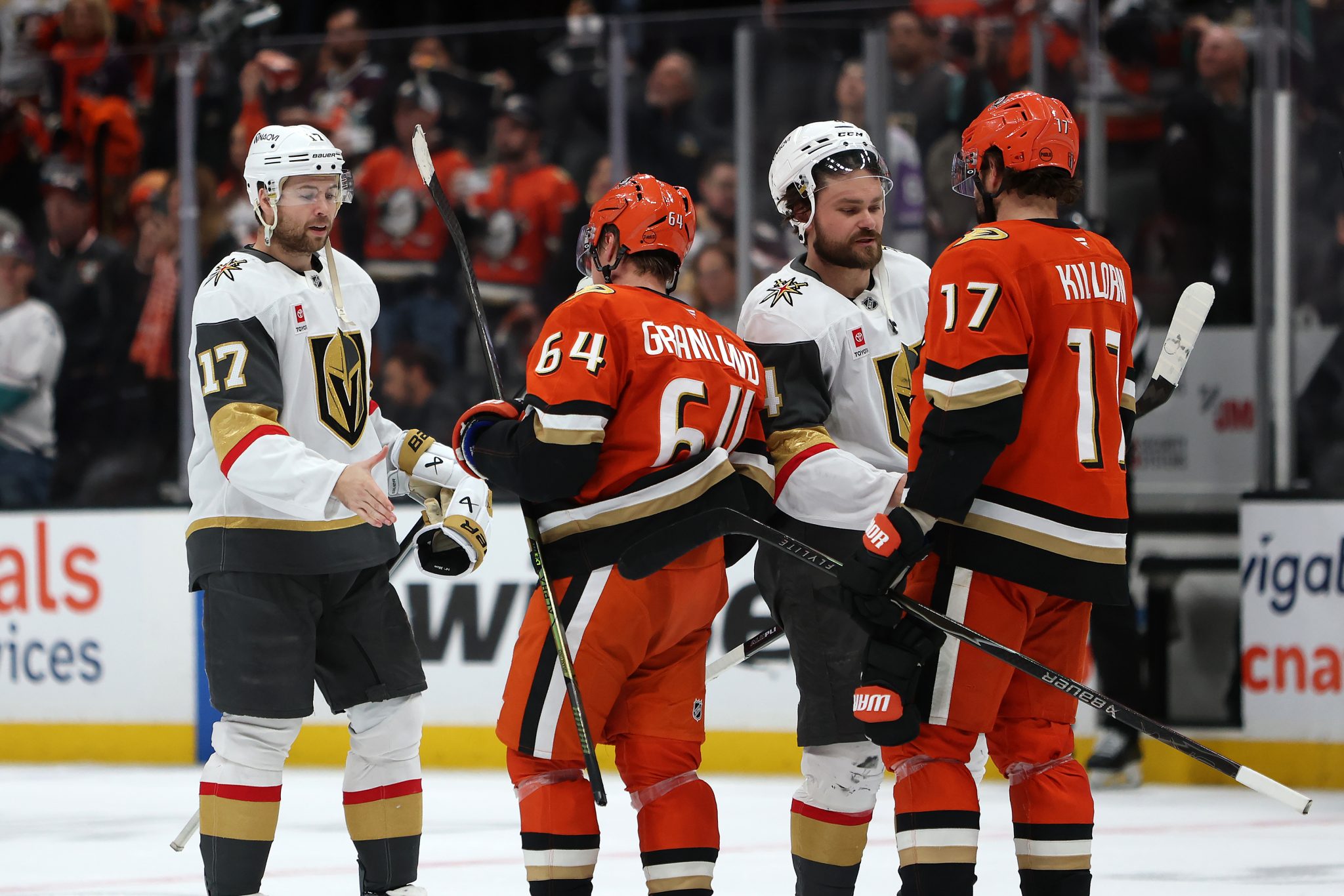 Golden Knights eliminate Ducks in Game 6 behind first-period barrage by Field Level Media