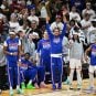 NBA: Playoffs-New York Knicks at Cleveland Cavaliers
